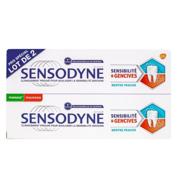 Sensodyne Sensibile Genciv Ment Fr 2x75ml