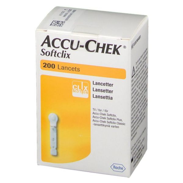 Accu-chek Softclix 200 Lancettes