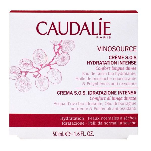 Caudalie Vinosource Creme Hydra Sos 50ml Pharmarun