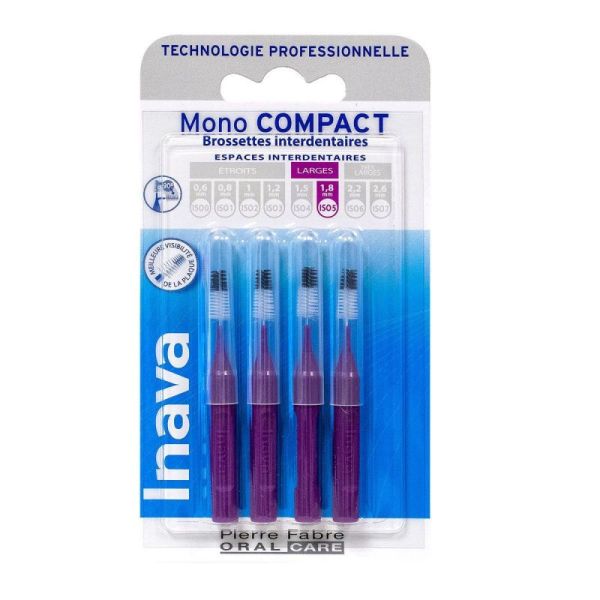 Inava Mono Compact Brossettes Violet X4
