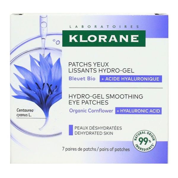 Klorane Patchs Yeux Lissants Hydro-Gel 7