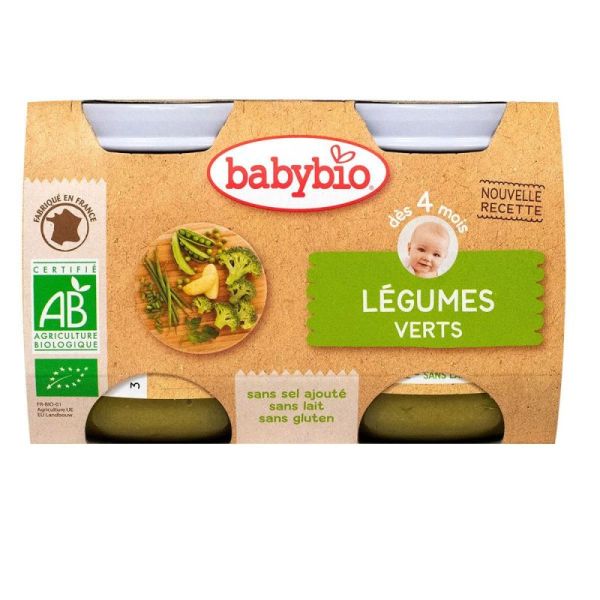 Babybio Legum Ver Pot130G 2 51041