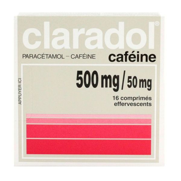 Claradol 500mg Cafeine Eff16