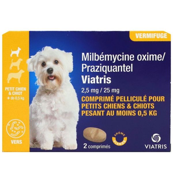 Milbemy Oxim Praziq 2,5Mg25Mg 2Cp Via