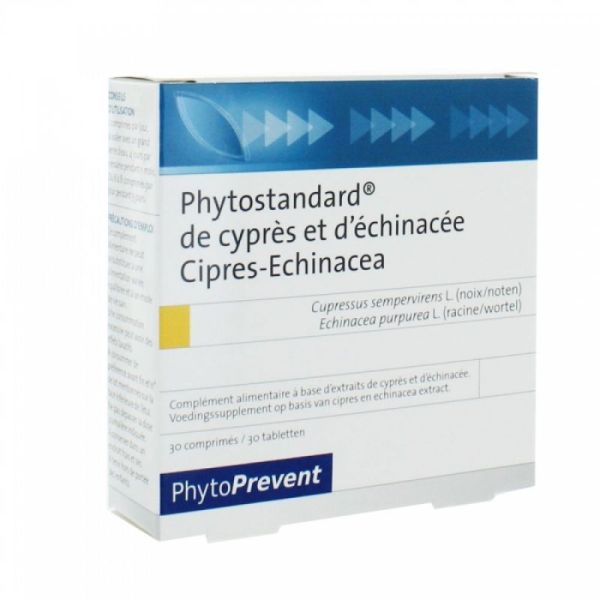Pileje Phytostandard Cyprès et Echinacée 30 comprimés