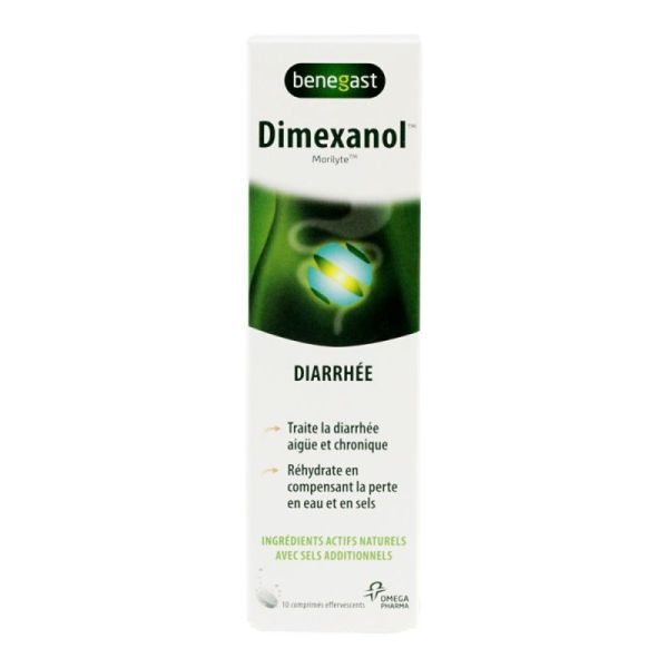 Dimexanol Benegast 10 comprimés effervescents