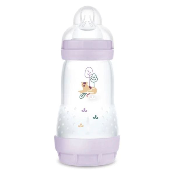 Mam Bib Easy Start A-C T2 260Ml Lilas