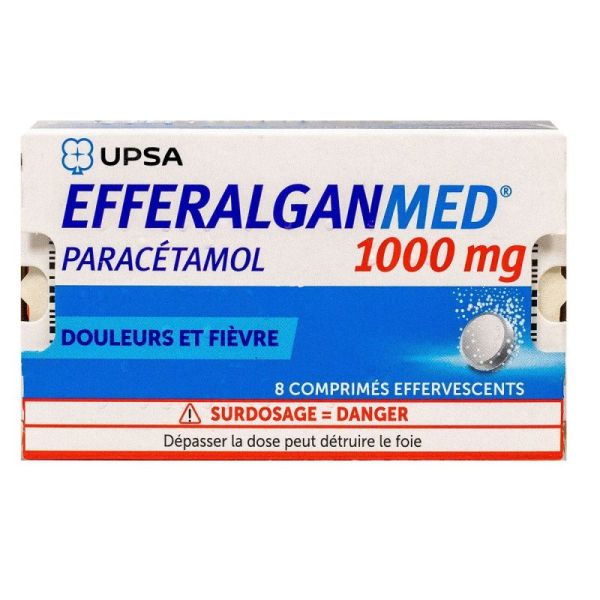 Efferalgan 1g Cpr Efferv Bt8