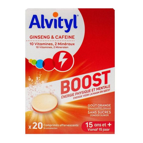 Alvityl Boost 20 Comprimes