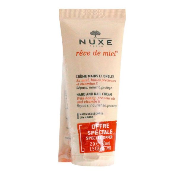 Nuxe Duo Cr Mains Reve Miel 2x50ml