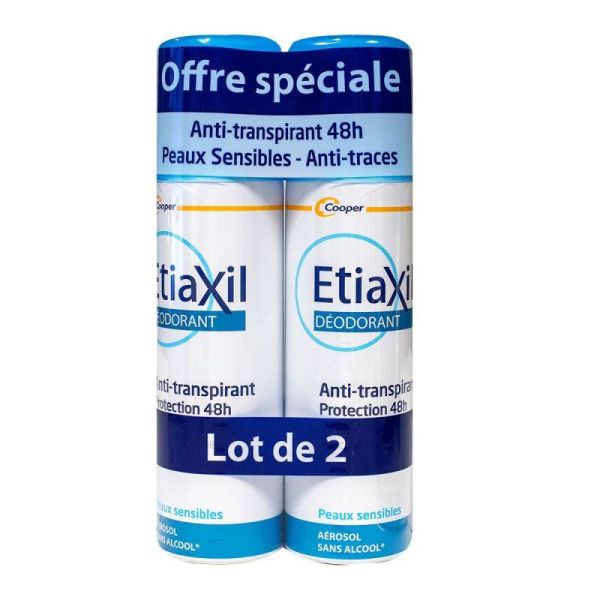 Etiaxil déodorant anti-transpirant 48h lot de 2