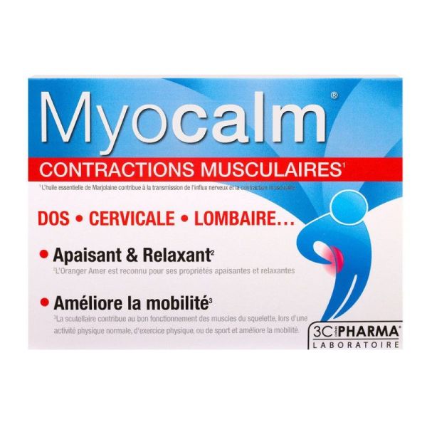 Myocalm contractures musculaires 30 comprimés