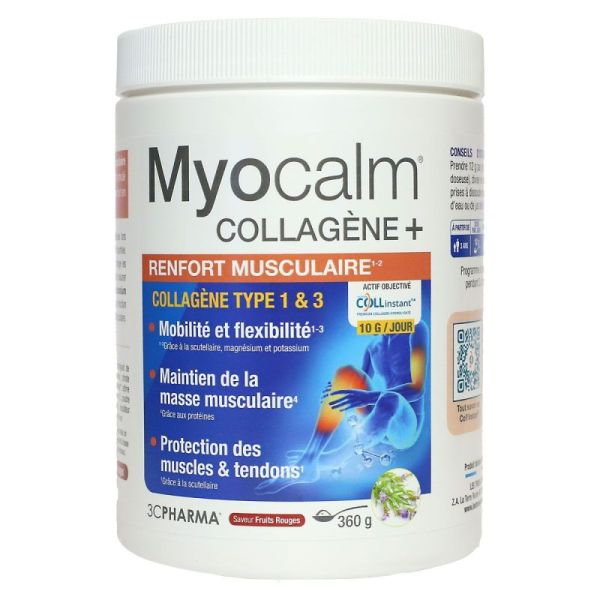3C Pharma Myocalmcollagene Pot Pdr 30Jour