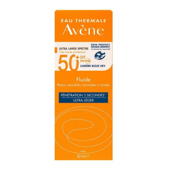 Avene Solaire 50 Fluide Parfume Tb50ml