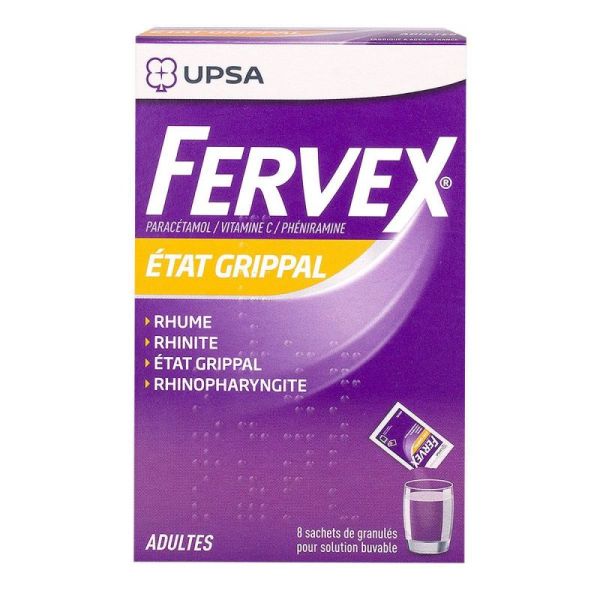 Fervex adulte 8 sachets