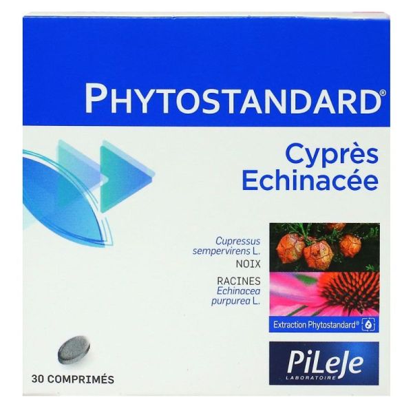 Pileje Phytostandard Cyprès et Echinacée 30 comprimés