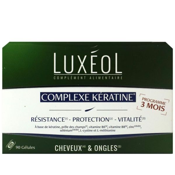 Luxeol Complexe Keratine 3 Mois