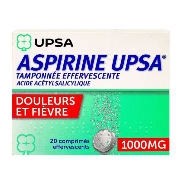 Aspirine Upsa 1000mg Eff Cp20