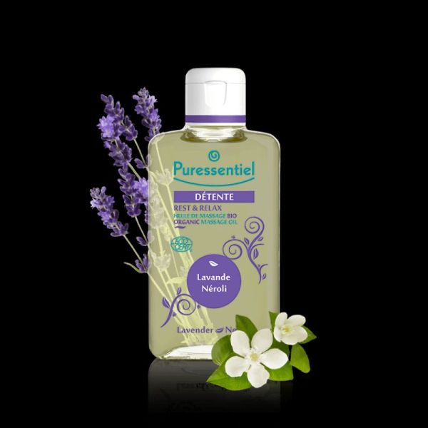 Puressentiel huile de massage détente 100mL