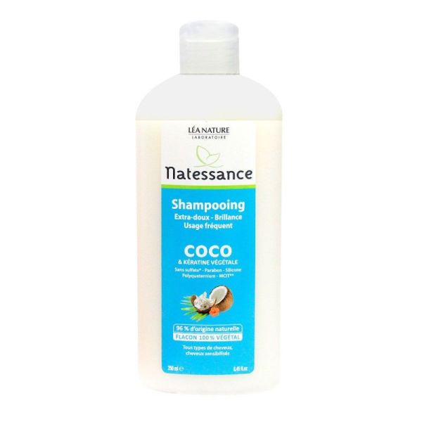 Shampoing extra-doux Coco et kératine végétale 250mL