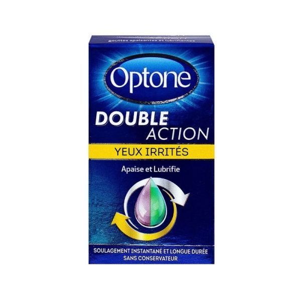 Optone Double Action Yeux Irrit Fatig10ml