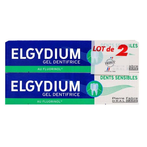 Elgydium Dentif Dents Sensibles Tb75ml X2