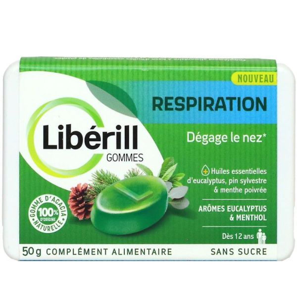 Liberill Respiration Gommes Bt 50G