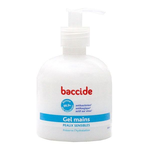 Baccide Gel Main Blanc 300 Ml