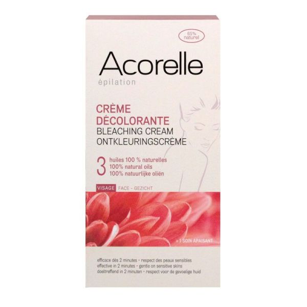 Acorelle Creme Decolorante Visage Bio