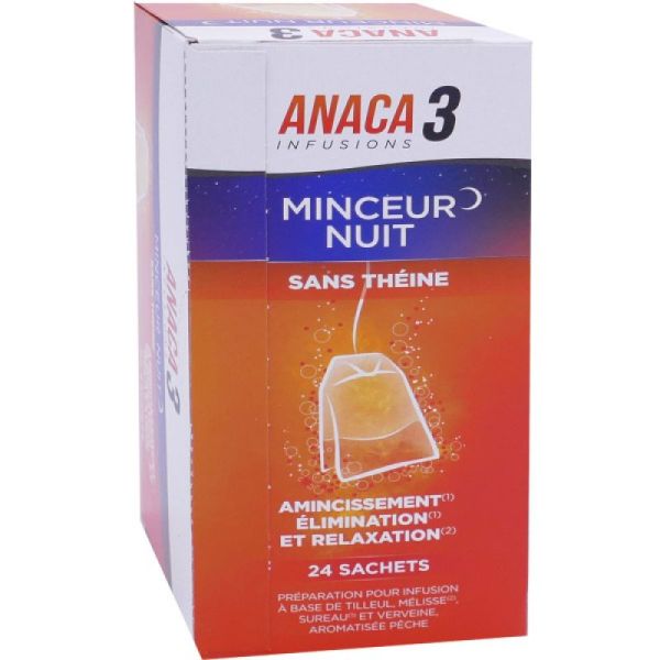 Anaca 3 Infusion Minceur Nuit 24 Sachets