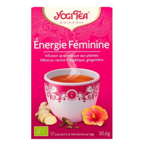 Infusions Yogi tea énergie féminine x 17