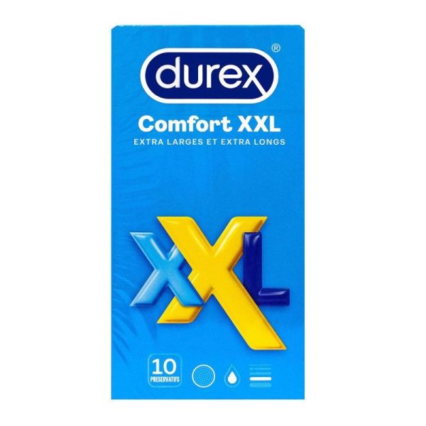 Durex Confort Xxl Bte10