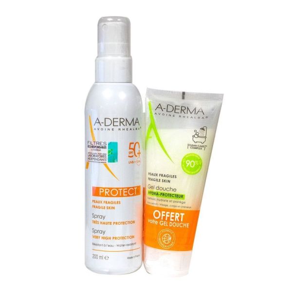 Aderma Sol Srpay Spf50 200ml Gel Dch Off