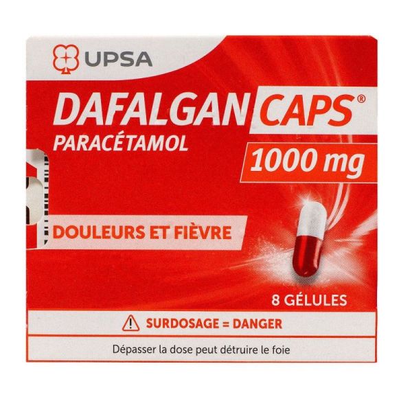 Dafalgancaps 1000mg Gelu Bt8