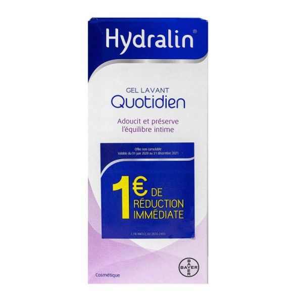 Hydralin Quotidien Gel Lavant 400 Ml