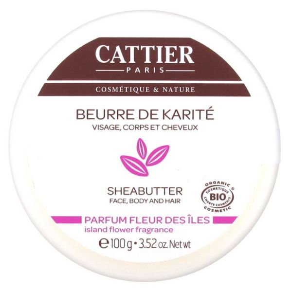 Cattier Beur Karite Fleur100g