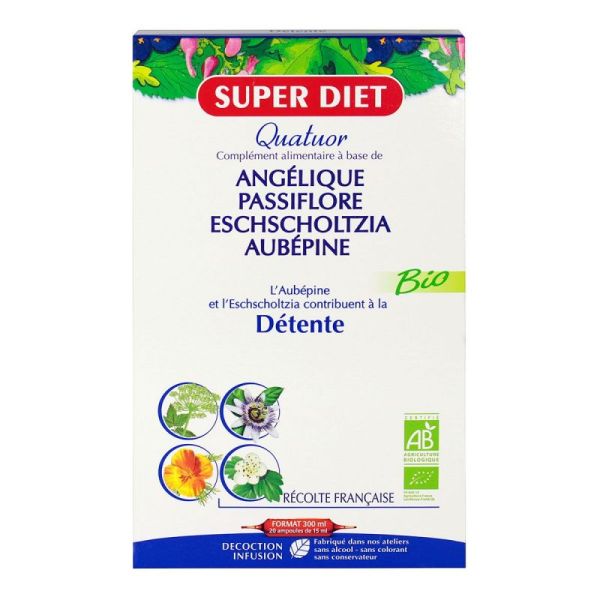 Superdiet Quatuor Detente Bio 2015ml