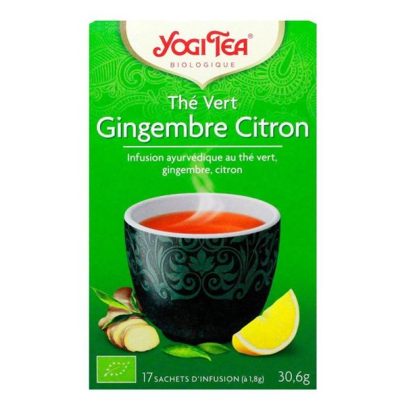 Yogi Tea Bio - The Vert Gingembre Citron