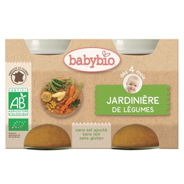 Babybio 4m Jardi Legum Pot130g 2 51043