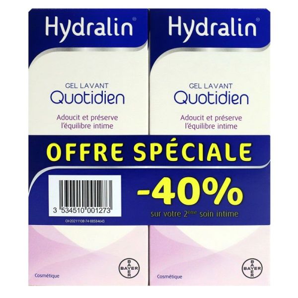 Hydralin Quotidien 200Ml X 2 -40 2Eme