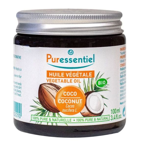 Huile végétale coco bio 100ml