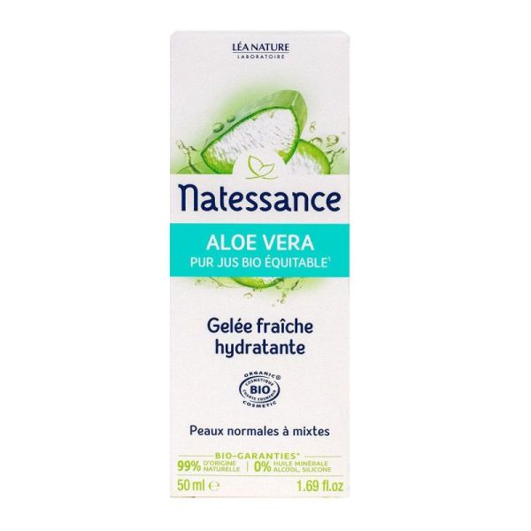 Natessance Aloe Vera Gel Frai Hydrat 50Ml