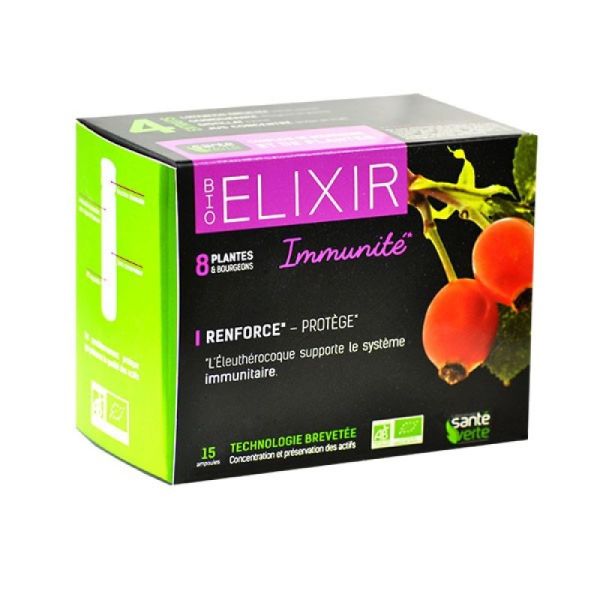 Bio Elixir Immunité 15 ampoules