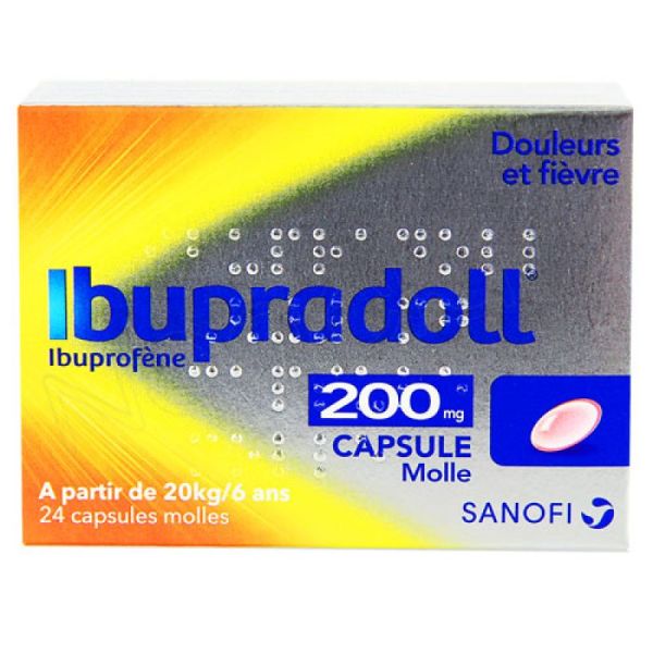 Ibupradoll 200mg 24 capsules molles