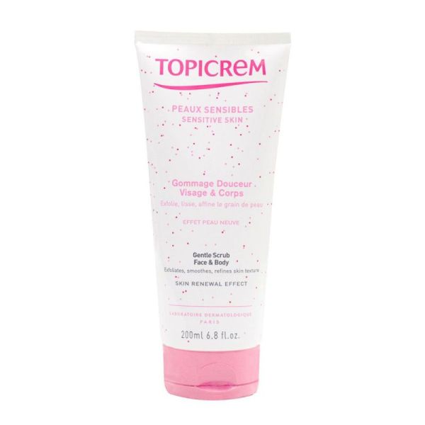 Topicrem Gommage Vis/corps Tb200ml