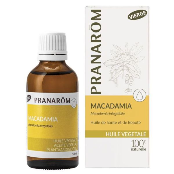 Pranarom huile végétale de Macadamia 50mL