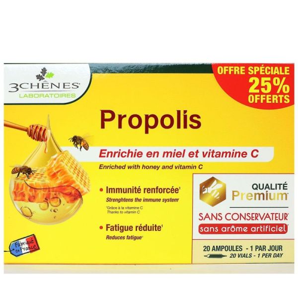 Les 3 Chenes Propolis Bt Amp20X10Ml
