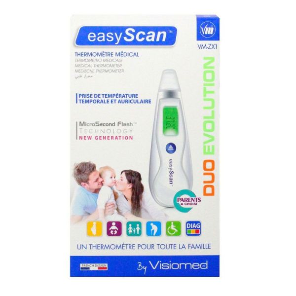 Easyscan Thermometre Front/auric Vm-zx1