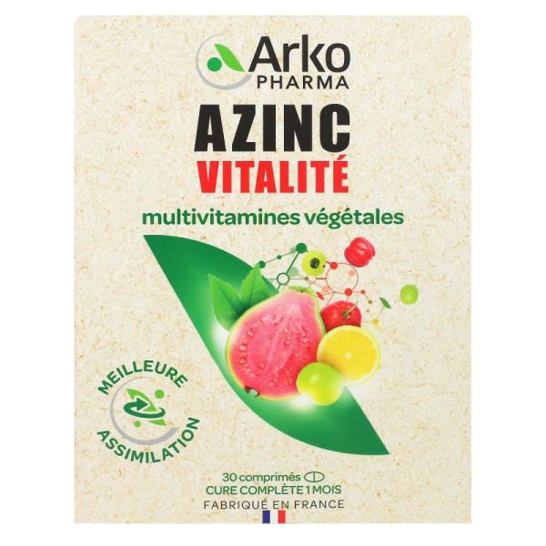 Azinc Naturel Vitalite Cpr30