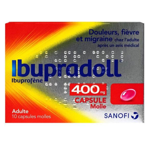 Ibupradoll 400mg 14 capsules molles